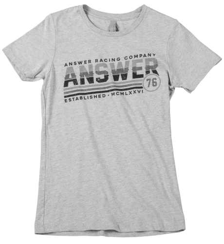 Answer - Answer Ascend Womens T-Shirt - 0404-0716-2054 - Heather Gray - Large