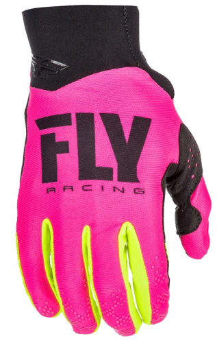 Fly Racing - Fly Racing Pro Lite Gloves (2018) - 371-81707 - Neon Pink/Hi-Vis - X-Small