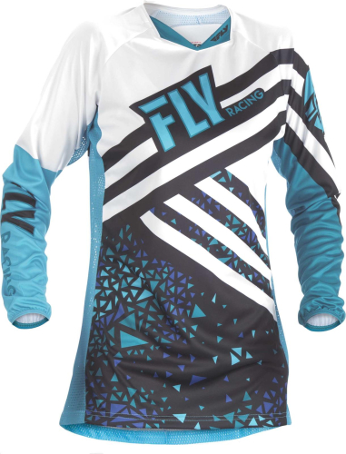 Fly Racing - Fly Racing Kinetic Womens Jersey - 371-621L - Blue/Black - Large