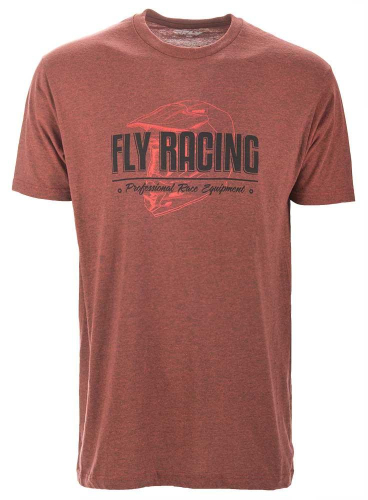 Fly Racing - Fly Racing Era T-Shirt  - 352-1022S - Brick Black Heather - Small