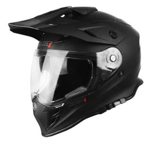 Just 1 - Just 1 J34 Adventure Helmet - 607331020100006 - Matte Black - X-Large