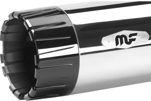 MagnaFlow - MagnaFlow 4-1/2in. Top Gun Slip-On Muffler - Chrome w/ Black End Caps - 7201003