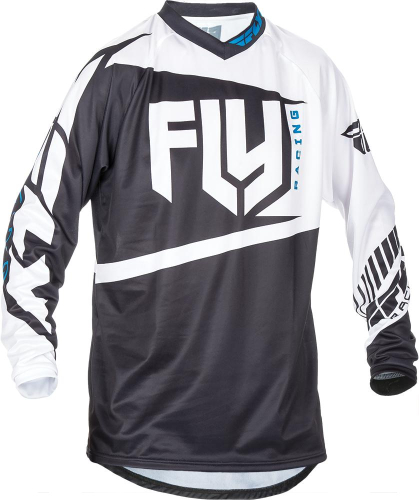 Fly Racing - Fly Racing F-16 Jersey - 370-9203X - Black/White - 3XL