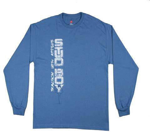 Stud Boy - Stud Boy Long Sleeve T-Shirt - 2516-00 - Blue - Medium