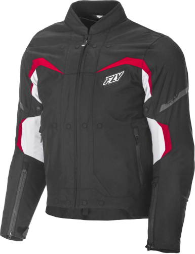 Fly Racing - Fly Racing Butane Jacket - 477-2041-8 - Black/White/Red - 4XL