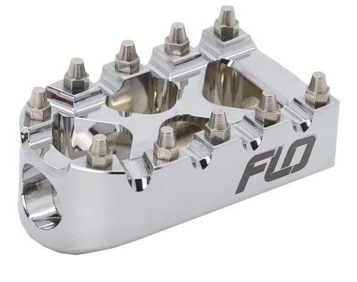 Flo Motorsports - Flo Motorsports Moto Style Shifter Peg Set - Chrome - FPEG-802CR