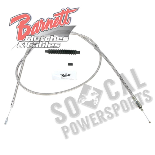 Barnett - Barnett Stainless Clear-Coated Clutch Cable (+12in.) - 102-30-10005-12
