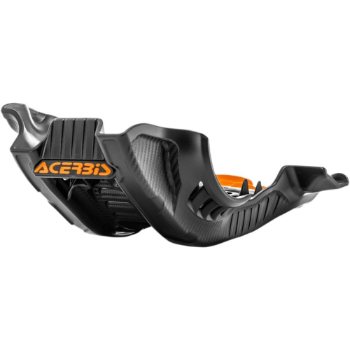 Acerbis - Acerbis Skid Plate - Black/Orange 16 - 2736365229