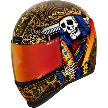 Icon - Icon Airform Suicide King Helmet - 0101-14727 - Gold - X-Small
