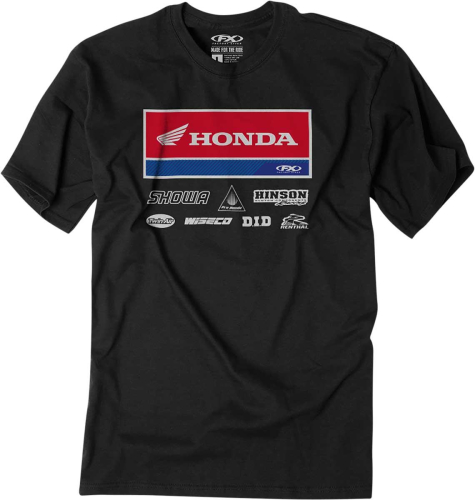 Factory Effex - Factory Effex Honda Racewear T-Shirt - 24-87322 - Black - Medium