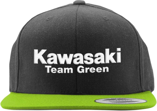 Factory Effex - Factory Effex Kawasaki Team Snapback Hat - 22-86104 - Green/Black/Green - OSFM