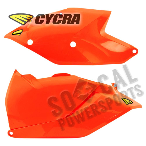 Cycra - Cycra Side Number Panels - Orange - 1CYC-2555-22