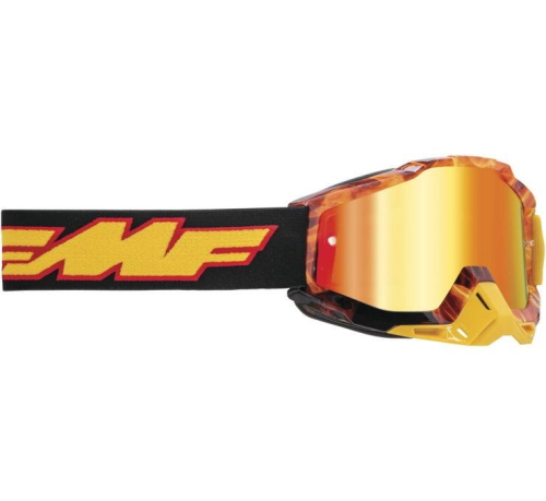 FMF Racing - FMF Racing PowerBomb Spark Goggles - F-50037-00005 - Spark / Red Mirror Lens - OSFM