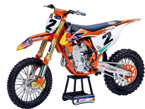 New Ray Toys - New Ray Toys 1:10 Scale Red Bull KTM Dirt Bike - 58213