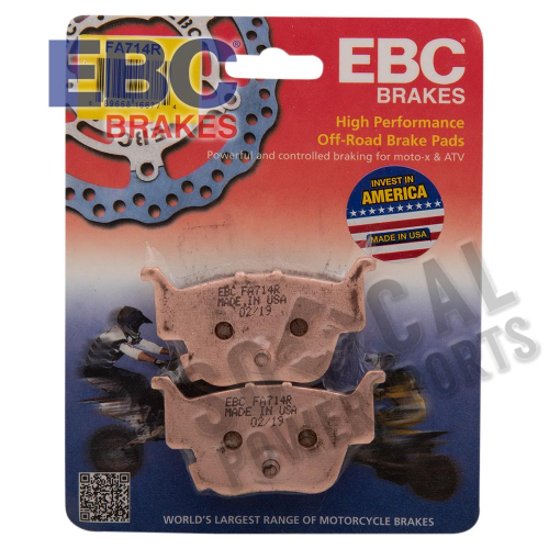 EBC - EBC Grooved Brake Shoes - FA714R