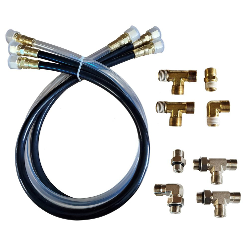 Octopus Autopilot Drives - Octopus 30" Hose & Fitting Kit Including Orb & NPT Helm Fittings