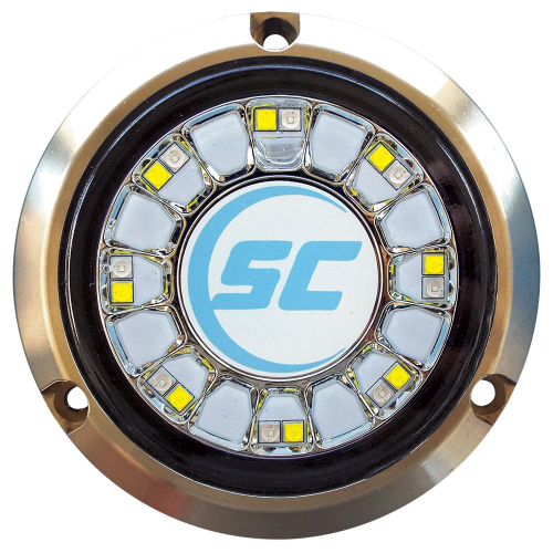 Shadow-Caster LED Lighting - Shadow-Caster Blue/White Color Changing Underwater Light - 16 LEDs - Bronze