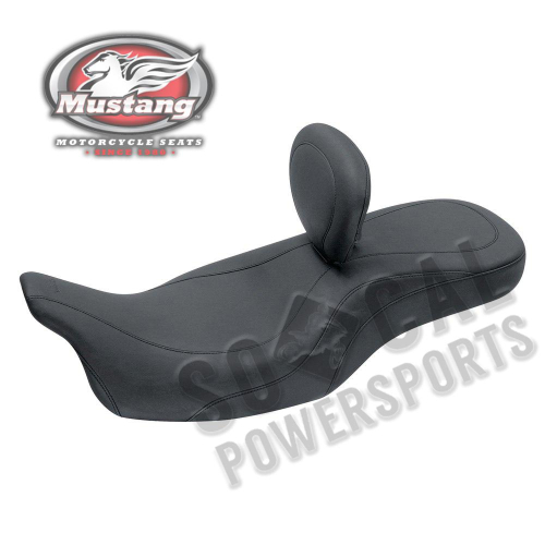 Mustang - Mustang Wide Tripper Seat with Driver Backrest - 79603