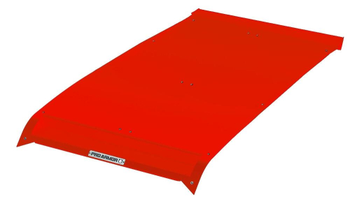 Pro Armor - Pro Armor Pro XP Aluminum Roof with Light Bar Pocket - Red - P1910R138RD
