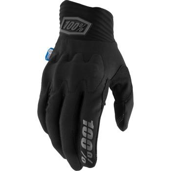 100% - 100% Cognito Smart Shock Knuckles Gloves - 10014-00032 - Black - Large