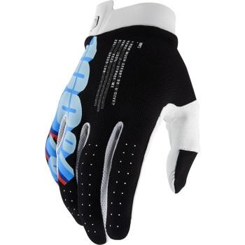 100% - 100% I-Track Gloves - 10008-00036 - System Black - Medium