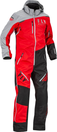 Fly Racing - Fly Racing Cobalt Monosuit Shell - 470-4352L - Red/Gray - Large