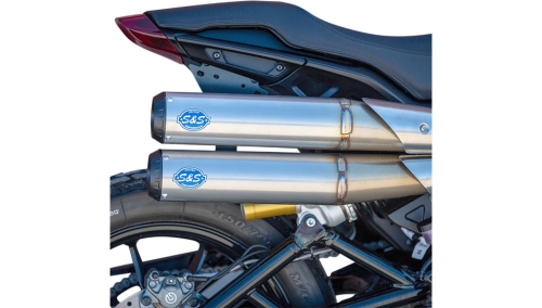 S&S Cycle - S&S Cycle Grand National 2-Into-2 High-Mount Exhaust System - 550-0950B