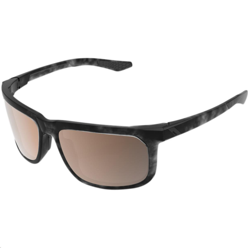 100% - 100% Hakan Sunglasses - 61036-259-73 - Matte Black Havana/Bronze Lens - OSFA