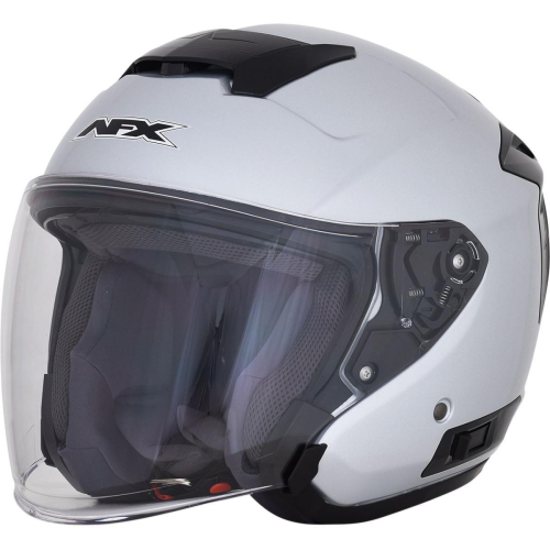 AFX - AFX FX-60 Super Cruise Solid Helmet - 0104-2584 - Silver - 2XL
