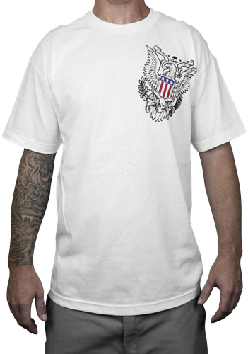 Outlaw Threadz - Outlaw Threadz Second Amendment T-Shirt - MT142-LG - White - Large