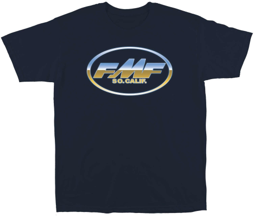 FMF Racing - FMF Racing Chromed T-Shirt - HO8118903-NVY-XL - Navy - X-Large