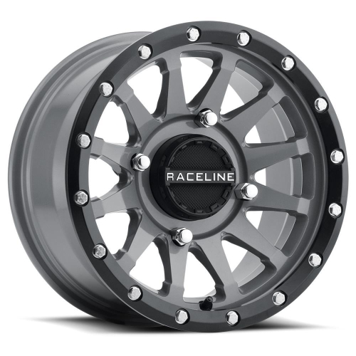 Raceline - Raceline Trophy Wheel - 15x6 - 5+1 Offset - 4/137 - Black/Gray - A95SG-56037+40