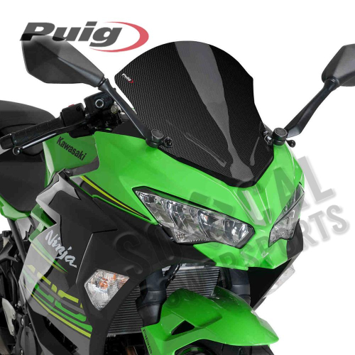 PUIG - PUIG Z-Racing Windscreen - Carbon Look - 9976C
