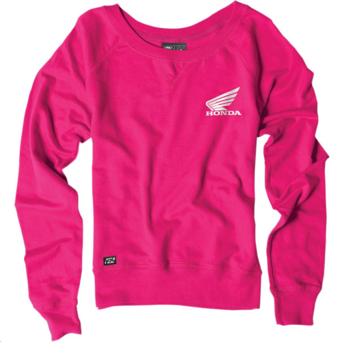 Factory Effex - Factory Effex Honda Womens Crew Sweatshirt - 22-88336 - Bright Pink - X-Large