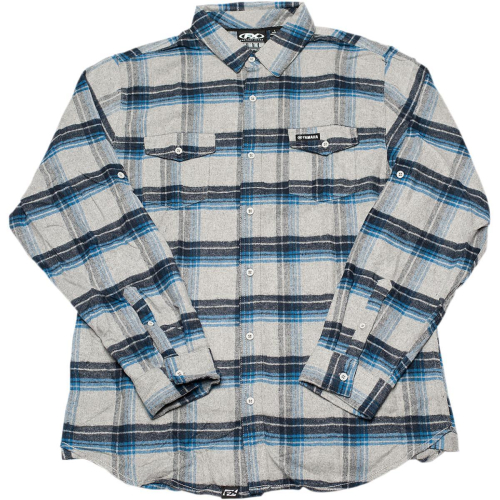 Factory Effex - Factory Effex Yamaha Flannel Shirt - 22-85228 - Blue/Gray - 2XL