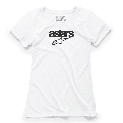 Alpinestars - Alpinestars Heritage Blaze Womens T-Shirt - 1W38-73004-20-L - White - Large