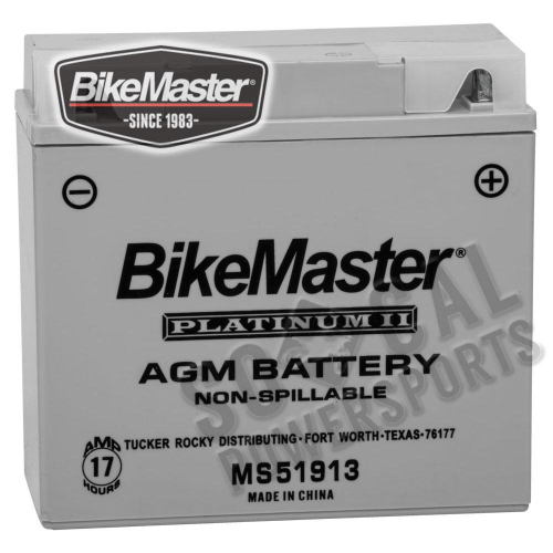 BikeMaster - BikeMaster AGM Platinum II Battery - 51913-FA