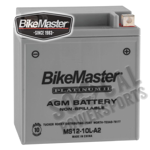 BikeMaster - BikeMaster AGM Platinum II Battery - HB10L-B-FA