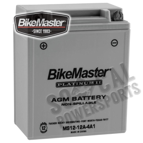 BikeMaster - BikeMaster AGM Platinum II Battery - HB12A-A-FA