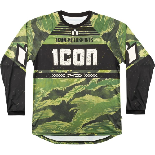 Icon - Icon Tigers Blood Jersey - 2824-0084 - Green Camo - Small