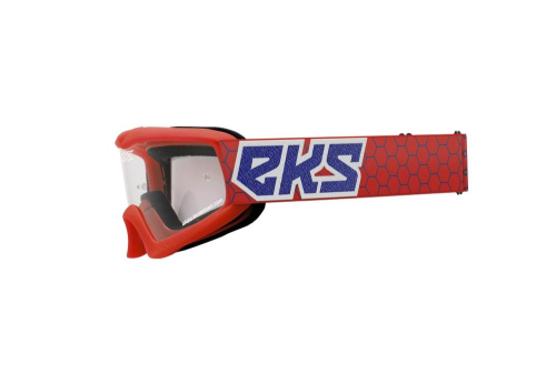 EKS Brand - EKS Brand X-Grom Youth Goggles - 067-30340 - Red/White/Blue Metallic - OSFM
