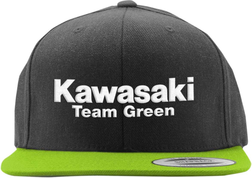 Factory Effex - Factory Effex Kawasaki Team Green Youth Snapback Hat - 22-86106 - Black/Green - OSFM