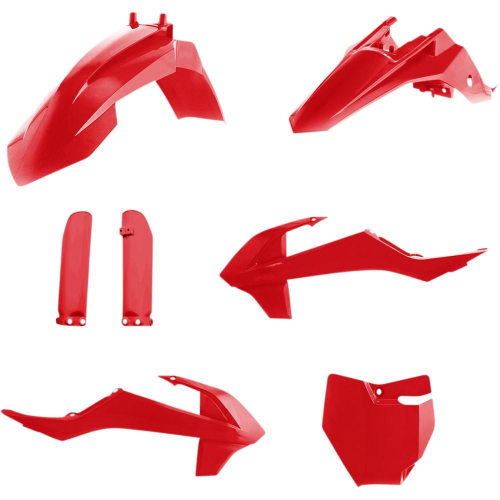 Acerbis - Acerbis Full Plastic Kit - Red - 2791520004
