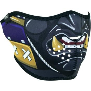 Zan Headgear - Zan Headgear Half Face Mask - WNFM027H - Samurai - OSFM