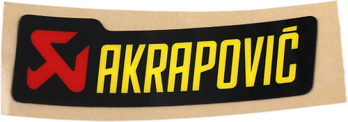 Akrapovic - Akrapovic General Replacement High-Temp Exhaust Sticker - 90mm L x 26mm H - P-HST3PO