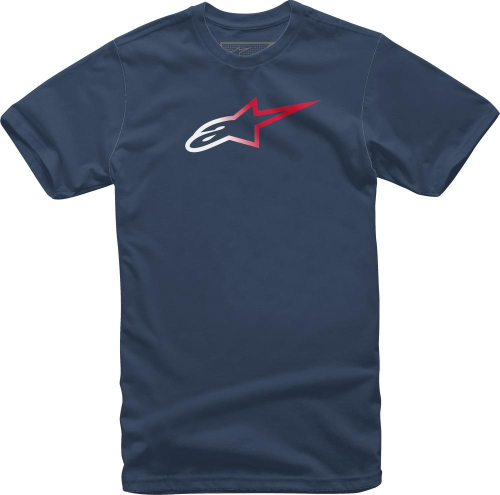 Alpinestars - Alpinestars Ageless Fade T-Shirt - 1232-72202-70-XXL - Navy - 2XL