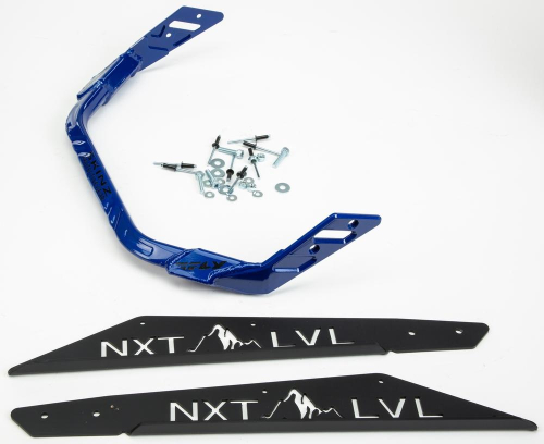Skinz Protective Gear - Skinz Protective Gear NXT LVL Rear Bumper - Black/Sky Blue - NXPRB225-FBK/PBL
