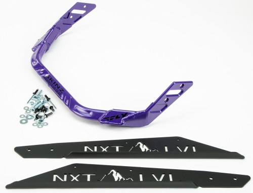 Skinz Protective Gear - Skinz Protective Gear NXT LVL Rear Bumper - Black/Purple - NXPRB225-FBK/PCP
