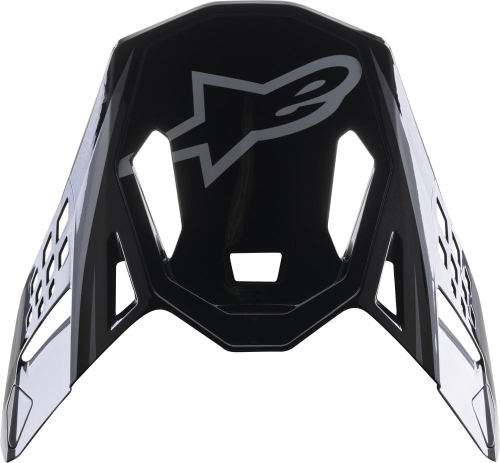 Alpinestars - Alpinestars Visor for S-M10 Carbon Meta2 Helmets - Black/Gray - 8981122-1195-OS