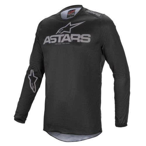 Alpinestars - Alpinestars Fluid Graphite Jersey - 3762321-111-3XL - Black/Dark Gray - 3XL